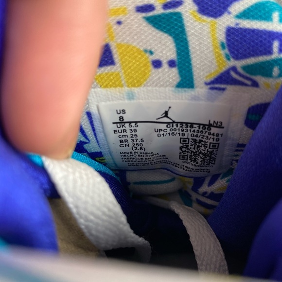 🔥Air Jordan RETRO 8 Aqua WOMEN SIZE 8 - Picture 5 of 8